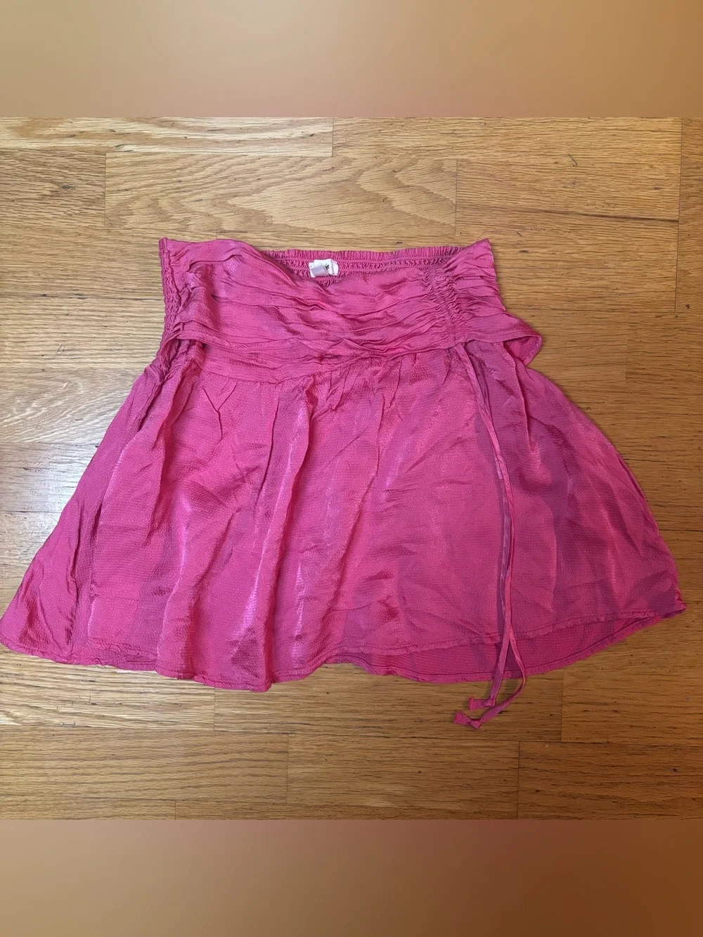 NEW Aerie Uptown Smocked Waist Coquette Preppy Vacation Resortwear Mini Skirt XS
